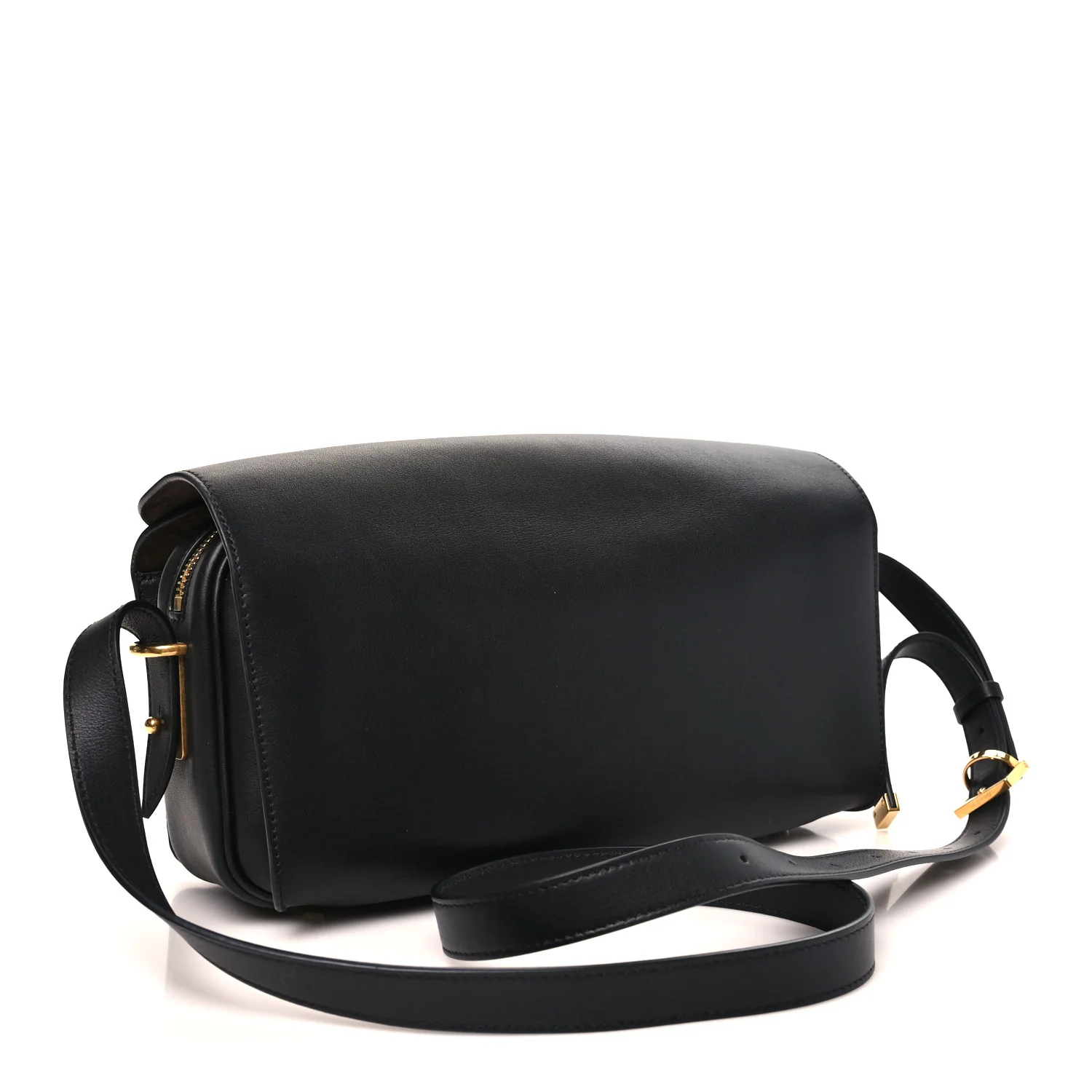 Balenciaga Smooth Calfskin Medium Le 7 Shoulder Bag Black - Image 3