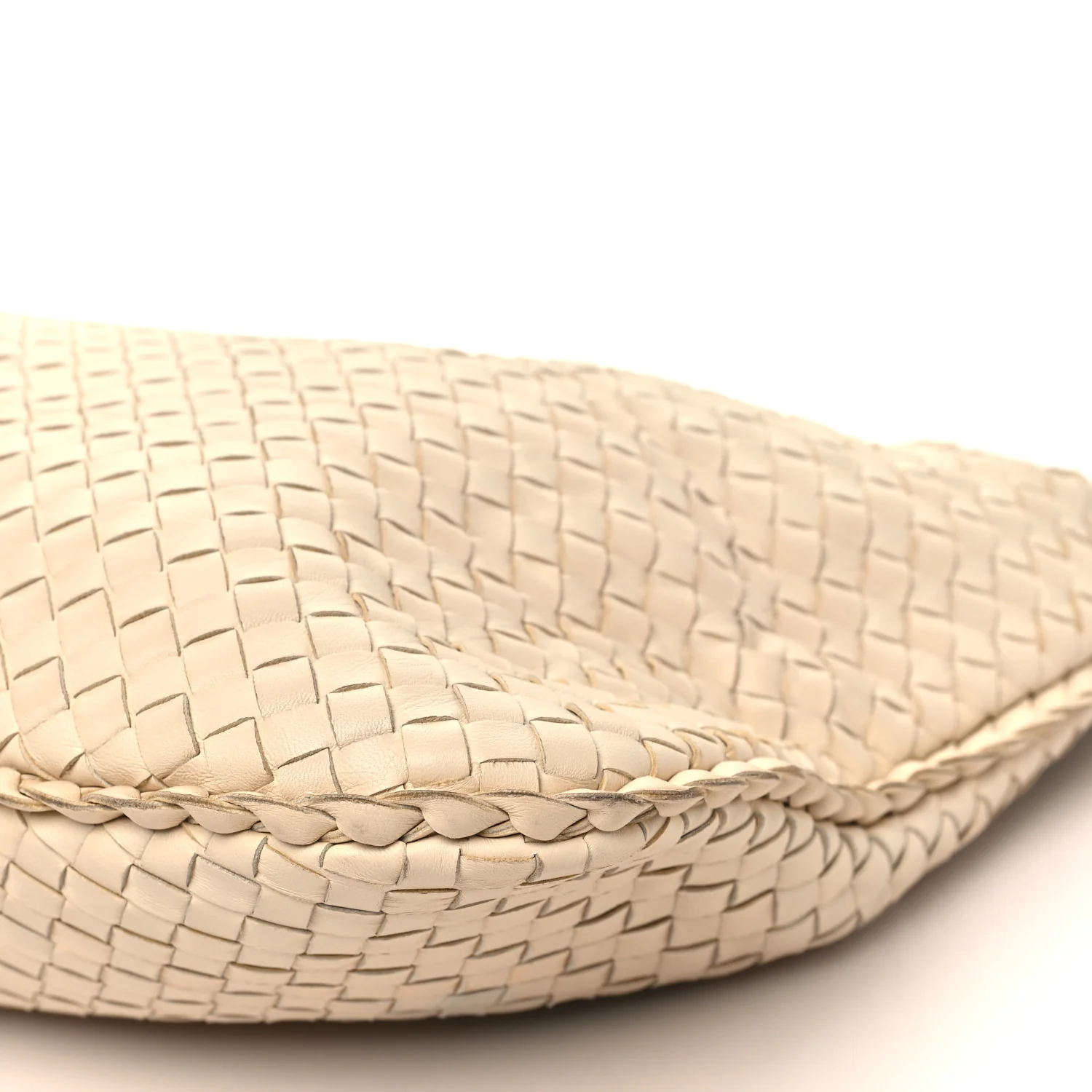 Bottega Veneta Nappa Intrecciato Large Belly Veneta Hobo White - Image 10