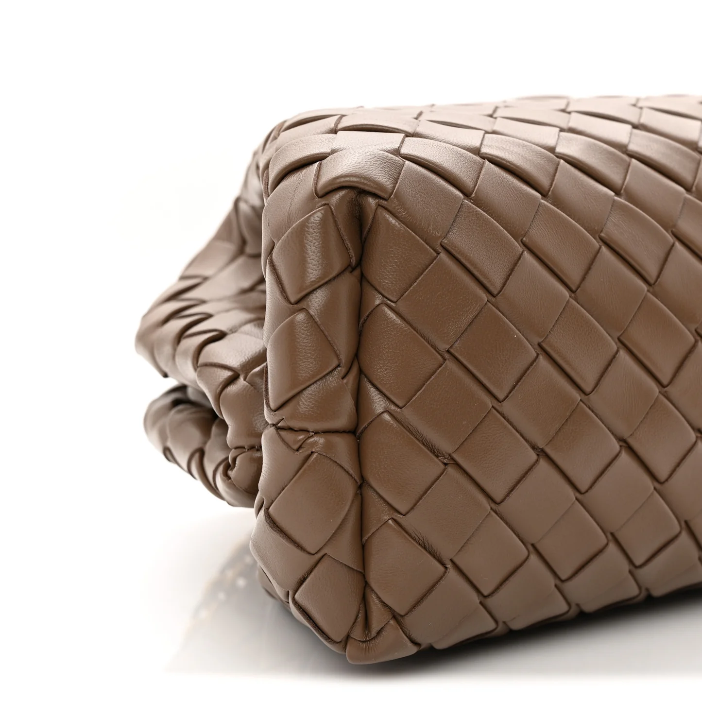 Bottega Veneta Nappa Intrecciato Teen The Lauren 1980 Clutch With Chain Pinecone - Image 8