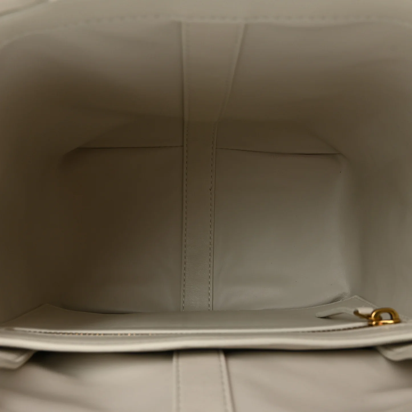 Bottega Veneta Nappa Intrecciato Small Flip Flap Tote Chalk - Image 5