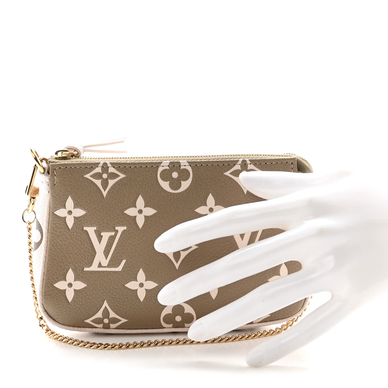 Louis Vuitton Empreinte Spring in the City Mini Pochette Accessories Kaki Beige Cream - Image 2