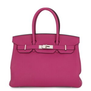 Hermes Birkin 30 Rose Purple Togo D stamp HERMES handbag women's