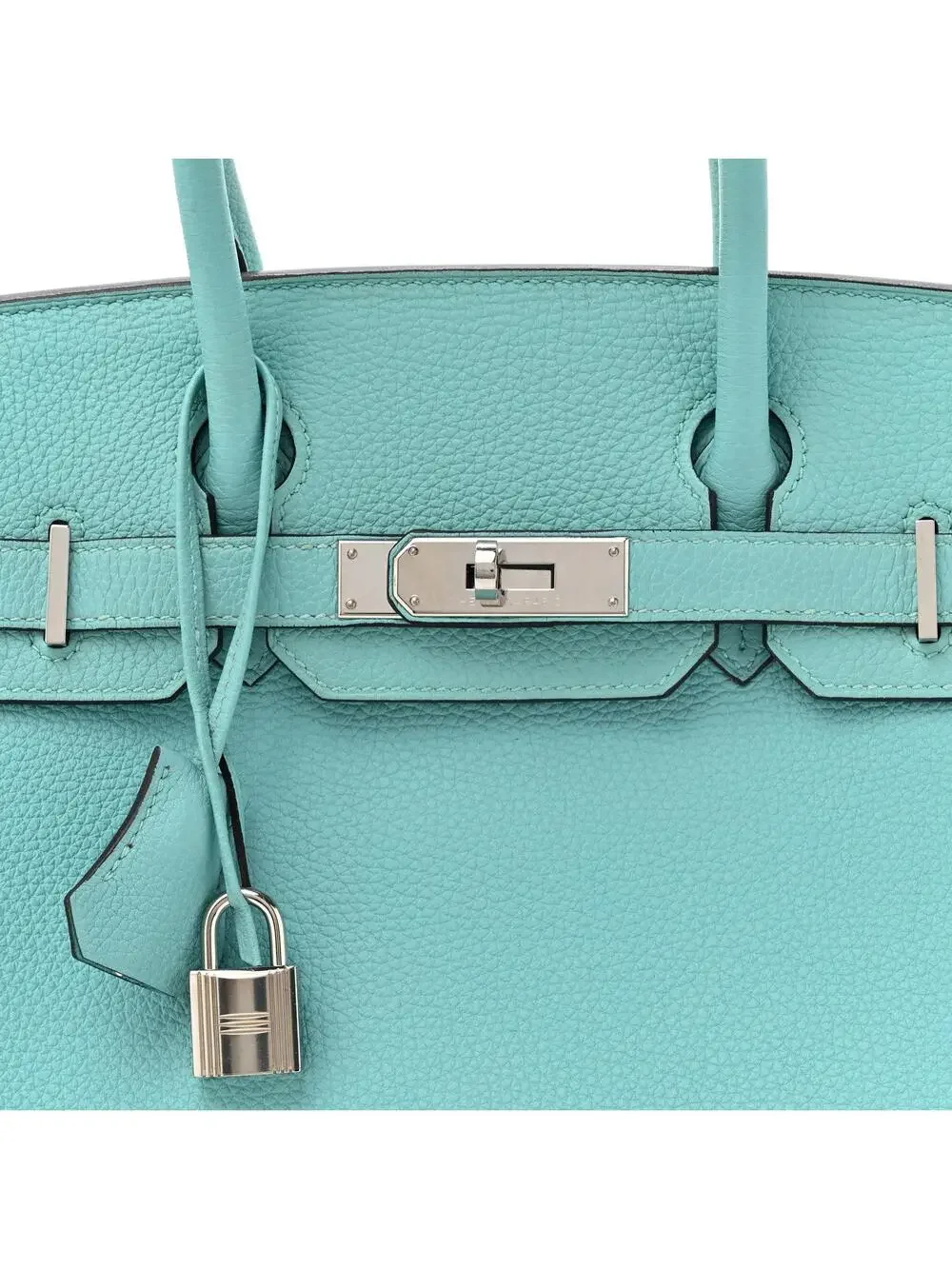 Hermes Togo Birkin 30 Bleu Atoll - Image 15