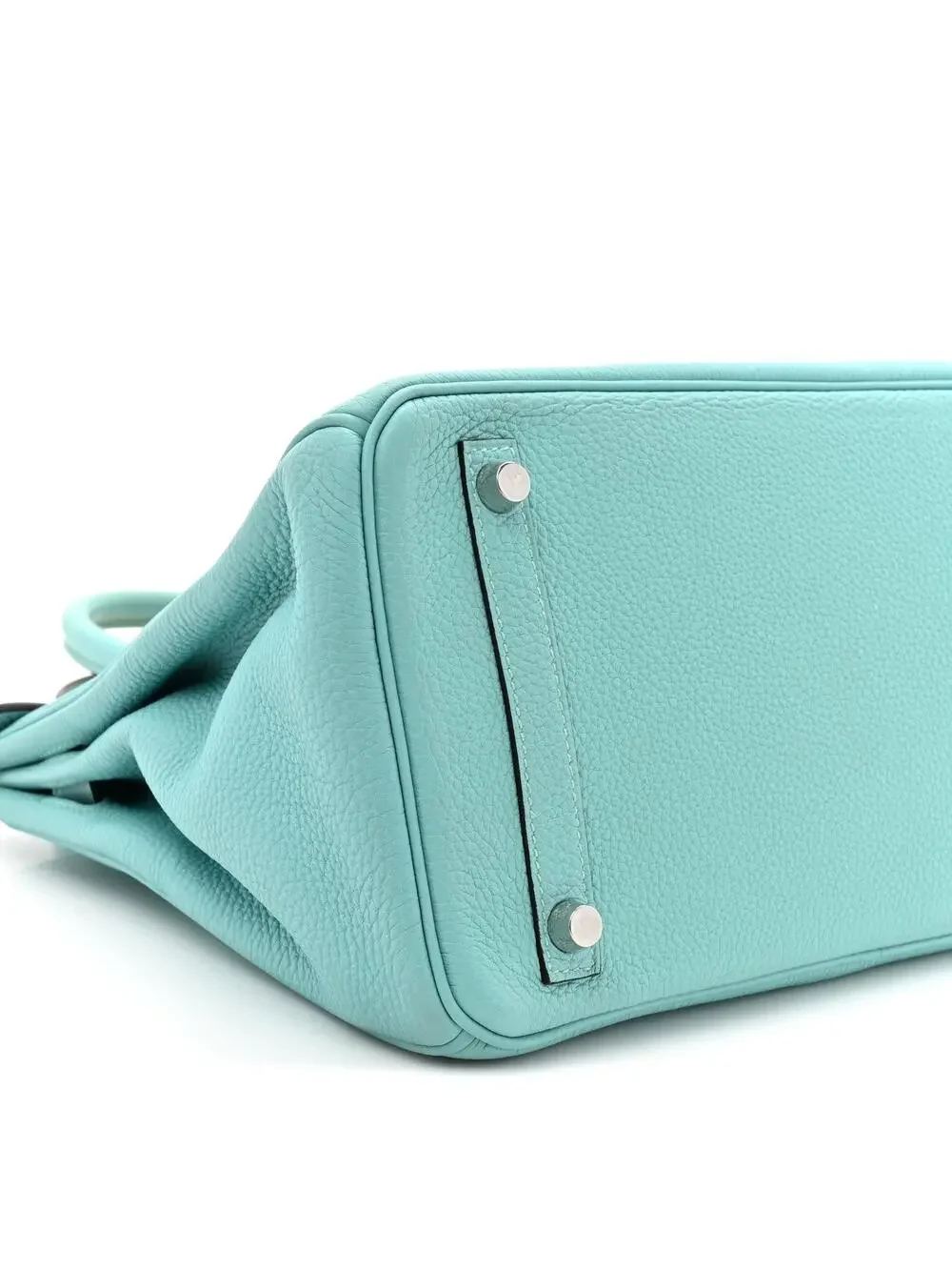 Hermes Togo Birkin 30 Bleu Atoll - Image 9