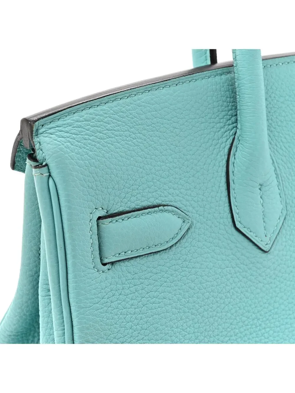 Hermes Togo Birkin 30 Bleu Atoll - Image 10