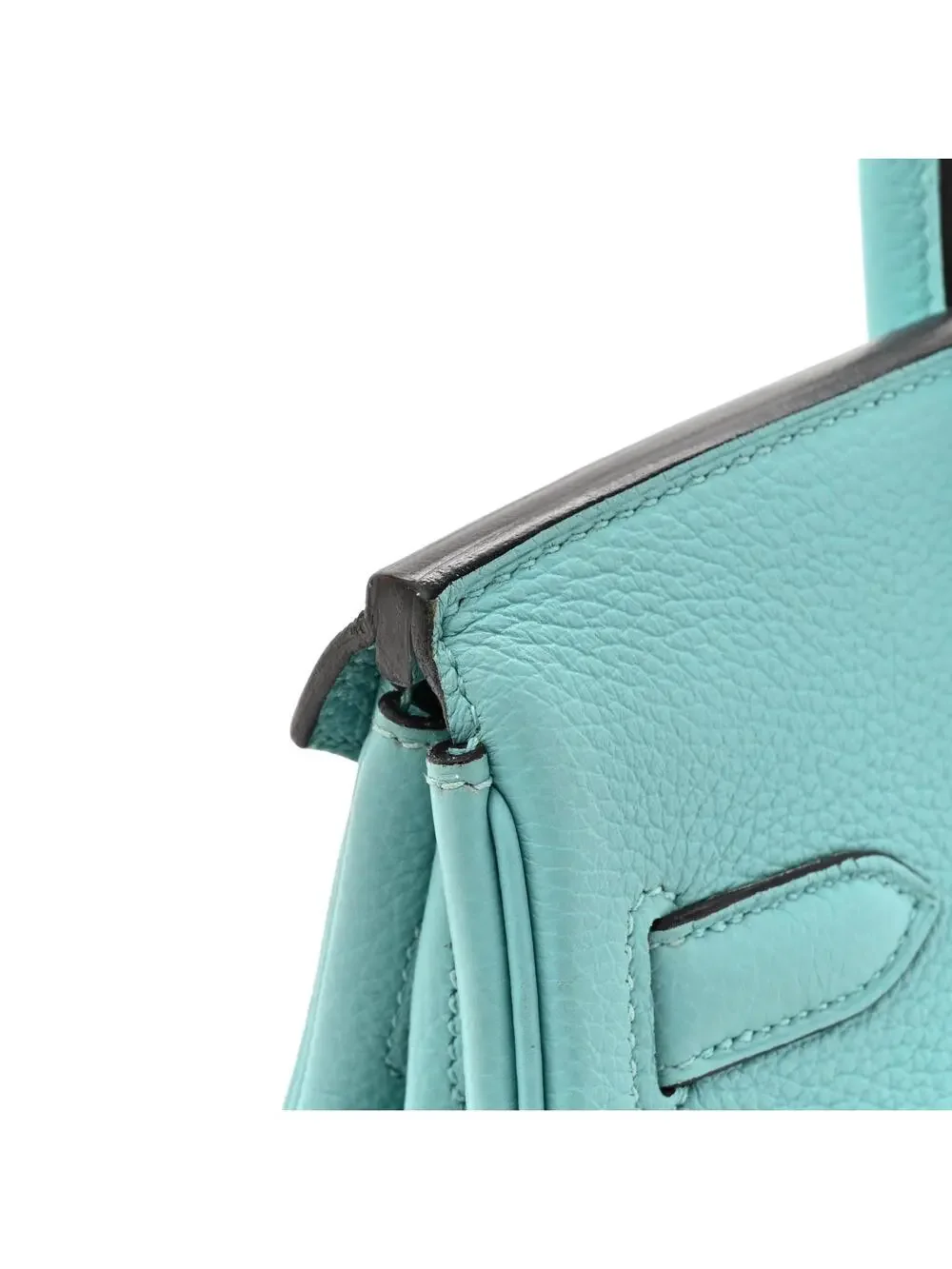 Hermes Togo Birkin 30 Bleu Atoll - Image 11