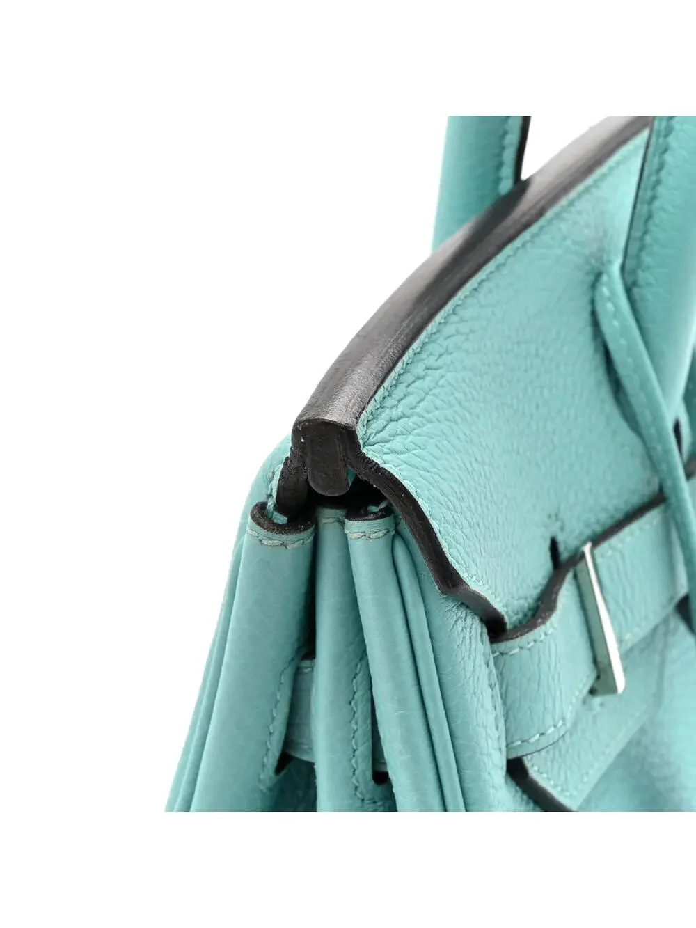 Hermes Togo Birkin 30 Bleu Atoll - Image 12