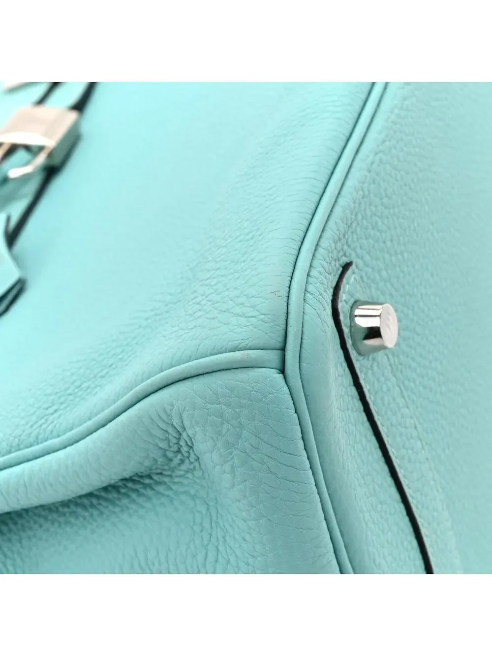 Hermes Togo Birkin 30 Bleu Atoll - Image 14